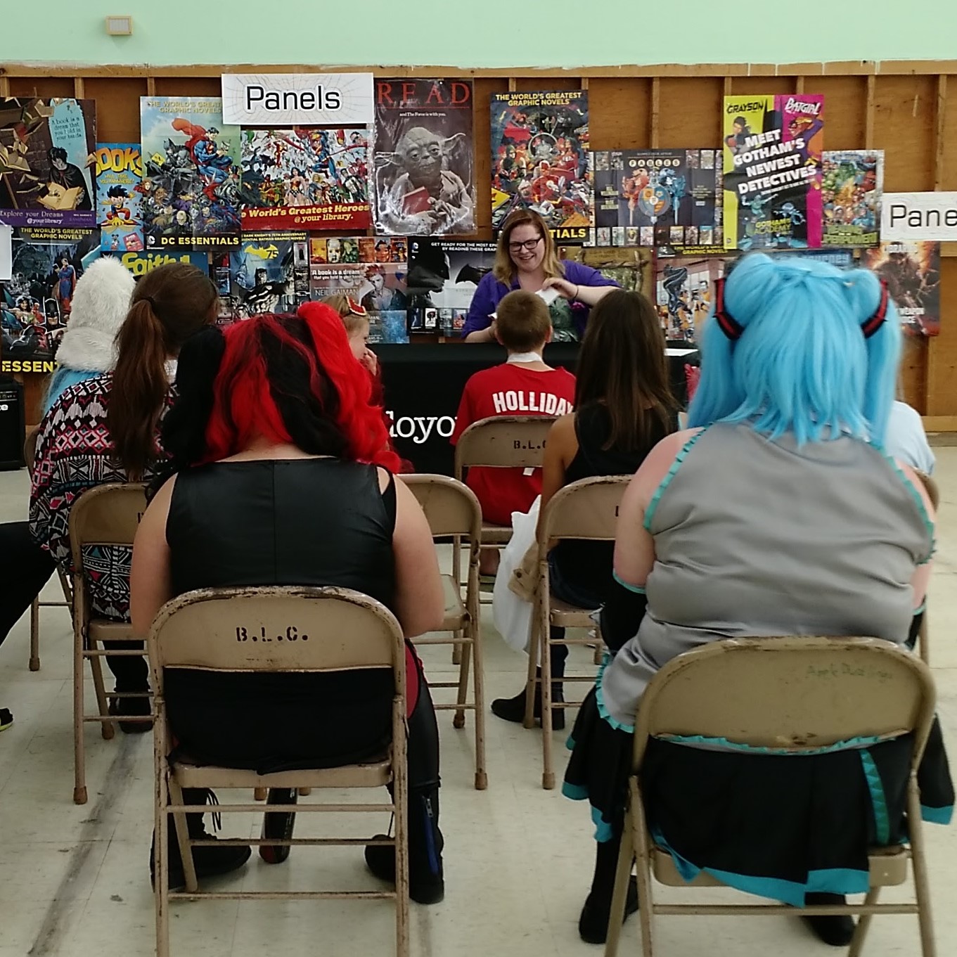 An art panel at our con.